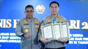Bidhumas Polda Jatim Raih 3 Penghargaan Nasional di Rakernis Humas Polri 2026
