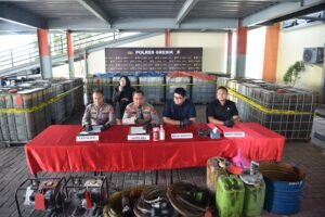 Polres Gresik Ungkap Penimbunan 17 Ribu Liter Solar Subsidi, Satu Tersangka Diamankan